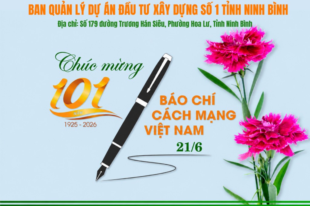 Ban Quản lý Dự án Đầu tư xây dựng số 1 tỉnh Ninh Bình