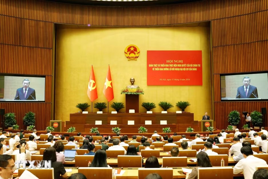 Hội nghị toàn quốc quán triệt, triển khai thực hiện Nghị quyết số 06-NQ/TW về triển khai đường lối đối ngoại Đại hội XIV của Đảng