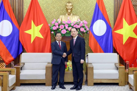 Tăng cường quan hệ hợp tác giữa hai Bộ Tư pháp Việt Nam - Lào