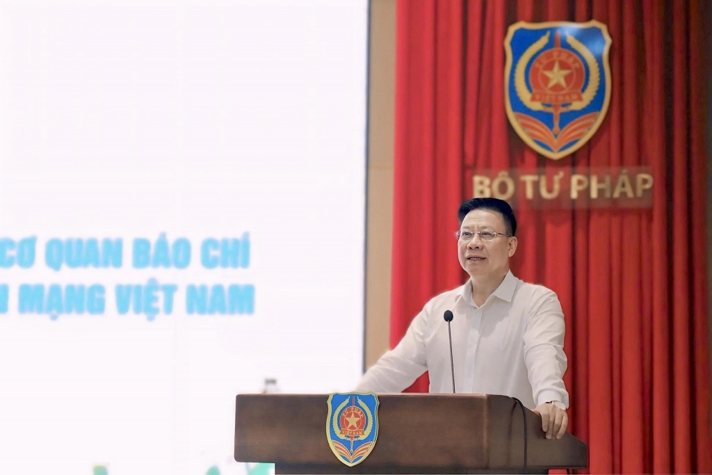 Bộ Tư pháp gặp mặt các nhà báo, phóng viên, biên tập viên nhân kỷ niệm 101 năm Ngày Báo chí Cách mạng Việt Nam