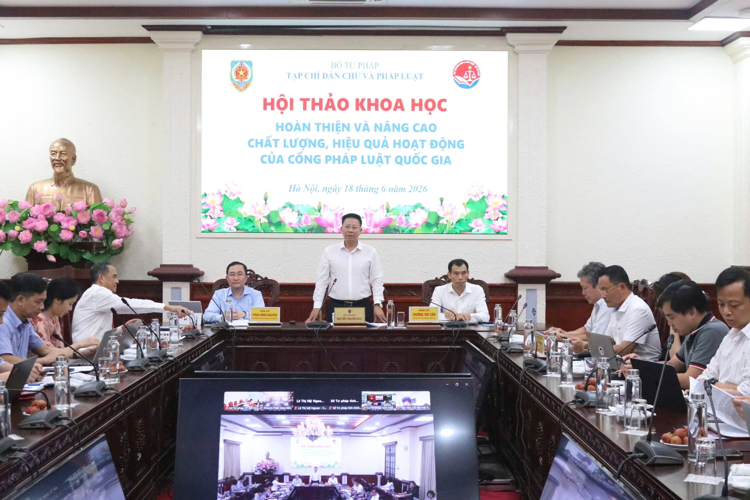 Xây dựng, hoàn thiện Cổng Pháp luật quốc gia phát triển xứng tầm