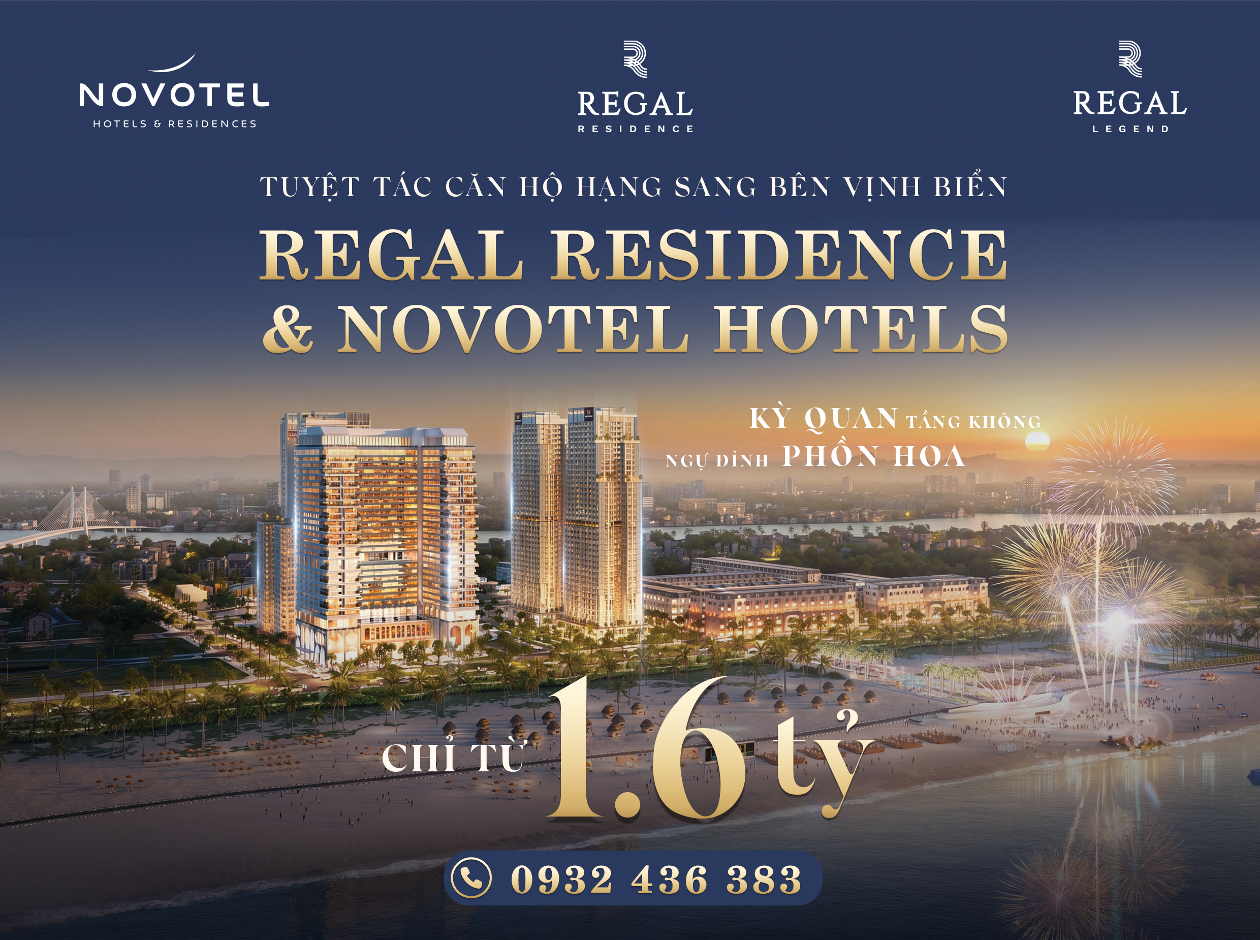 Relgal Residence & Novotel hotels - Tuyệt tác căn hộ hạng sang bên vịnh biển