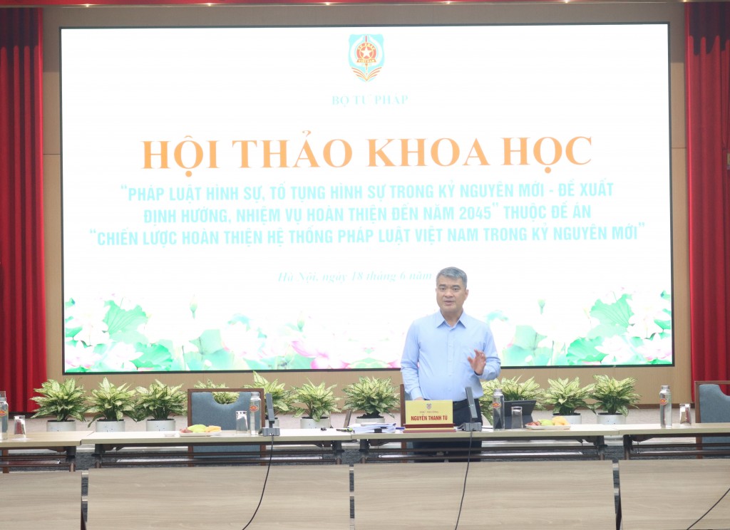Đổi mới về tư duy trong xây dựng và hoàn thiện pháp luật hình sự