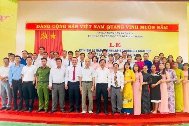 Trường THCS Bình Thắng xây dựng nền tảng vững chắc cho giáo dục trong thời đại số