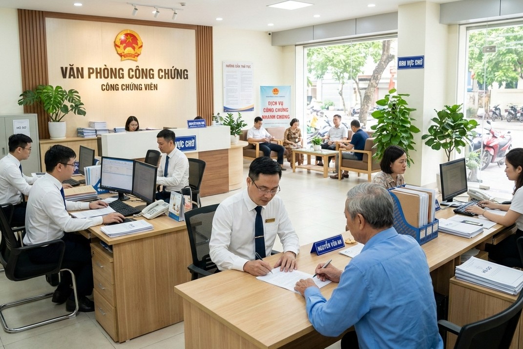 Luật Công chứng sửa đổi năm 2026: Tạo thuận lợi cao nhất cho người dân, doanh nghiệp