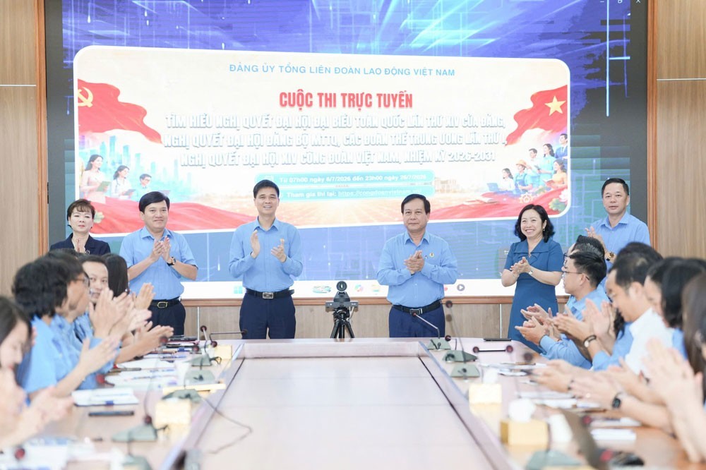 Phát động cuộc thi trực tuyến tìm hiểu các nghị quyết của Đảng và Công đoàn Việt Nam