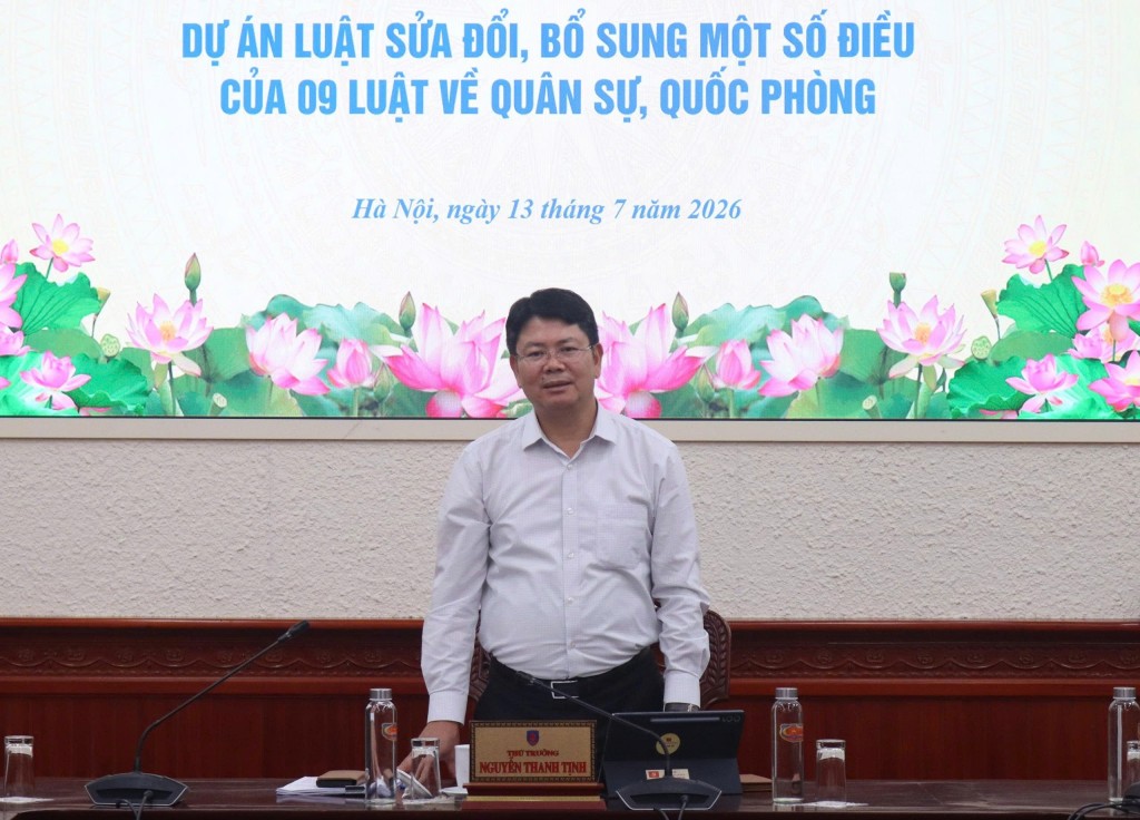 Rà soát, hoàn thiện dự án Luật sửa đổi, bổ sung 9 luật về quân sự, quốc phòng