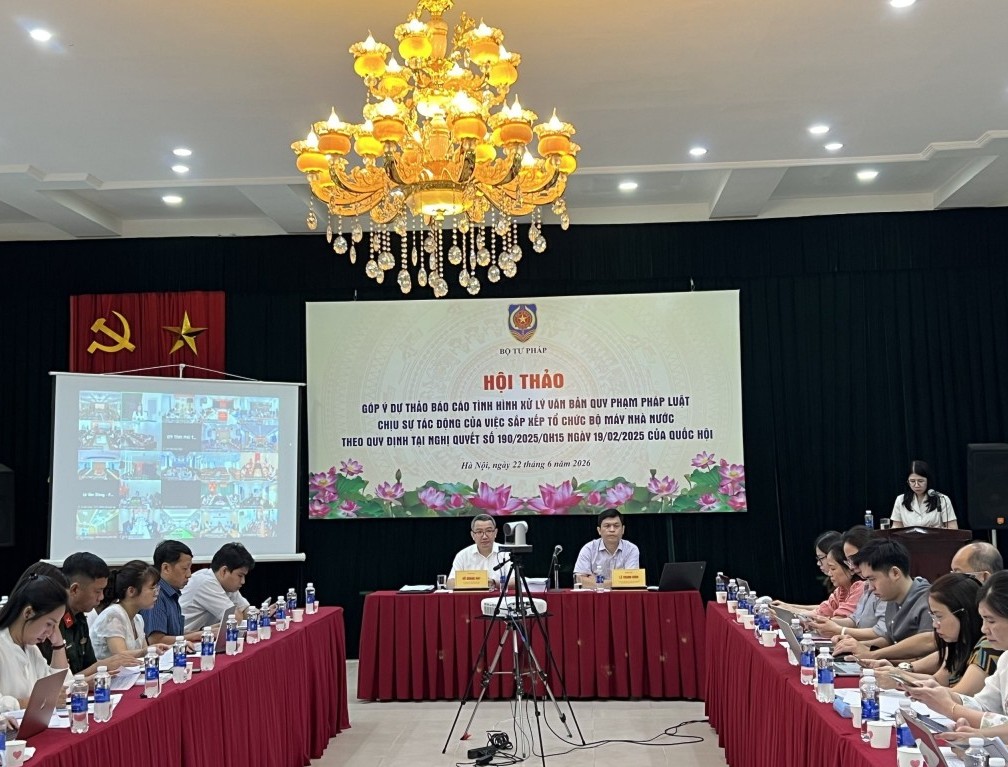 Phát huy vai trò Cơ quan thường trực Ban Chỉ đạo tổng rà soát hệ thống văn bản quy phạm pháp luật