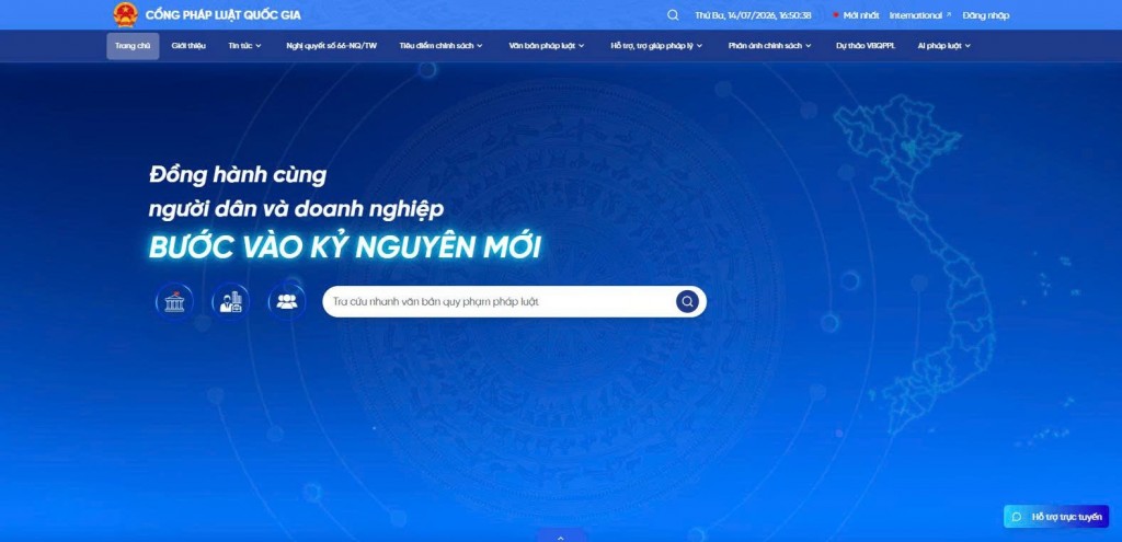 Xây dựng Cổng Pháp luật quốc gia trở thành nền tảng số dùng chung quốc gia về pháp luật