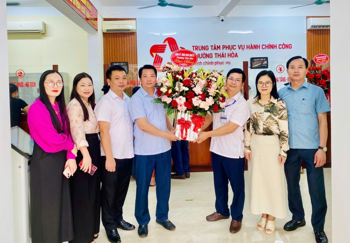 Phường Thái Hòa nâng cao hiệu lực, hiệu quả hoạt động chính quyền, tạo động lực thúc đẩy phát triển kinh tế - xã hội