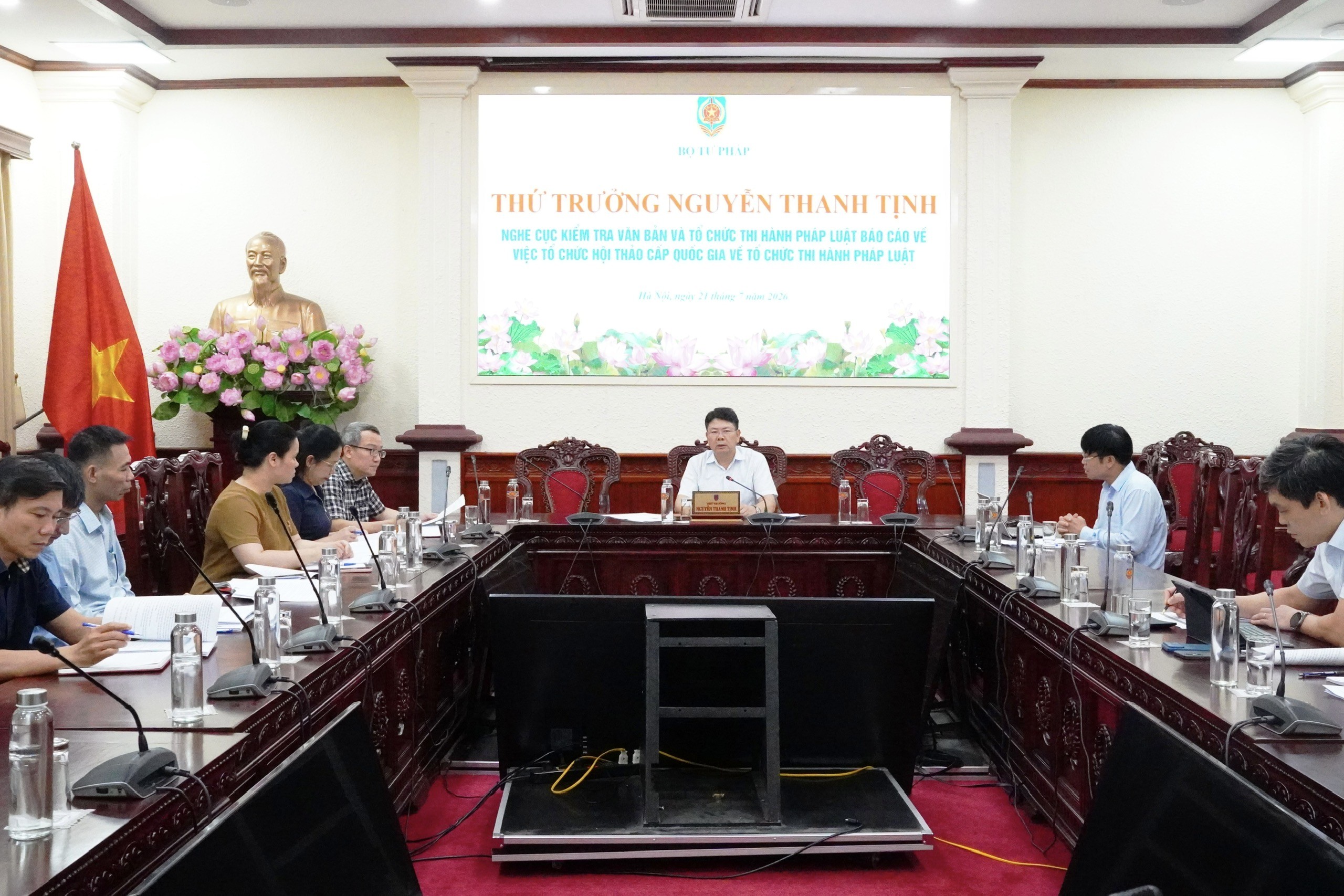 Bảo đảm tính liên ngành, đa chiều tại Hội thảo cấp quốc gia về tổ chức thi hành pháp luật
