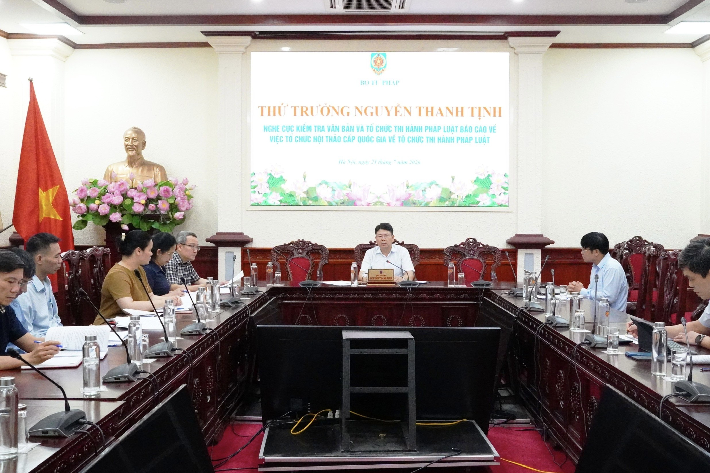 Bảo đảm tính liên ngành, đa chiều tại Hội thảo cấp quốc gia về tổ chức thi hành pháp luật