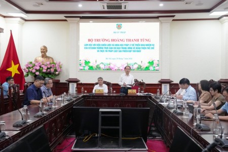 Tập trung triển khai đồng bộ các nhiệm vụ của Ban Chỉ đạo Trung ương về hoàn thiện thể chế và thực thi pháp luật