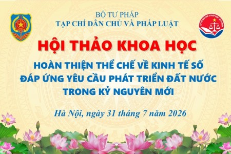 Hội thảo khoa học “Hoàn thiện thể chế về kinh tế số đáp ứng yêu cầu phát triển đất nước trong kỷ nguyên mới”