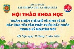Hội thảo khoa học “Hoàn thiện thể chế về kinh tế số đáp ứng yêu cầu phát triển đất nước trong kỷ nguyên mới”