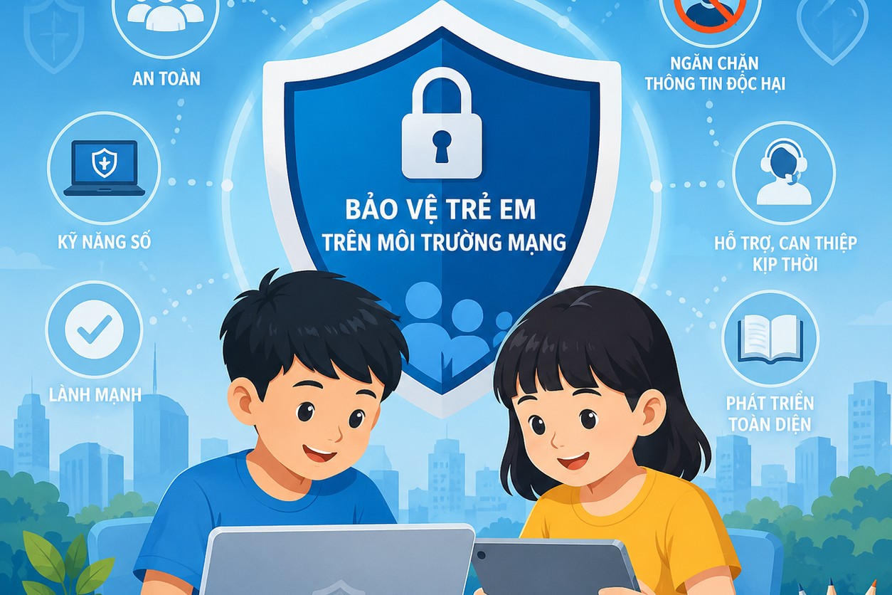 Thành phố Hà Nội tăng cường bảo vệ, hỗ trợ trẻ em phát triển trên môi trường mạng