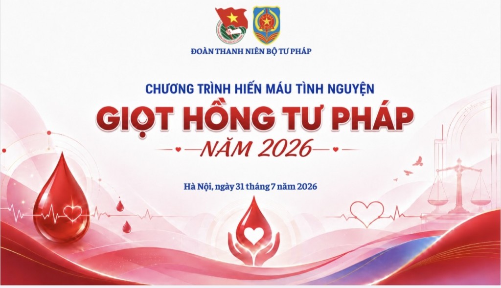 Thanh niên Bộ Tư pháp với Chương trình hiến máu nhân đạo 