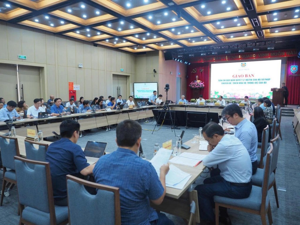 Đẩy mạnh triển khai Hệ thống IOC, nâng cao hiệu quả chỉ đạo, điều hành của Bộ Tư pháp