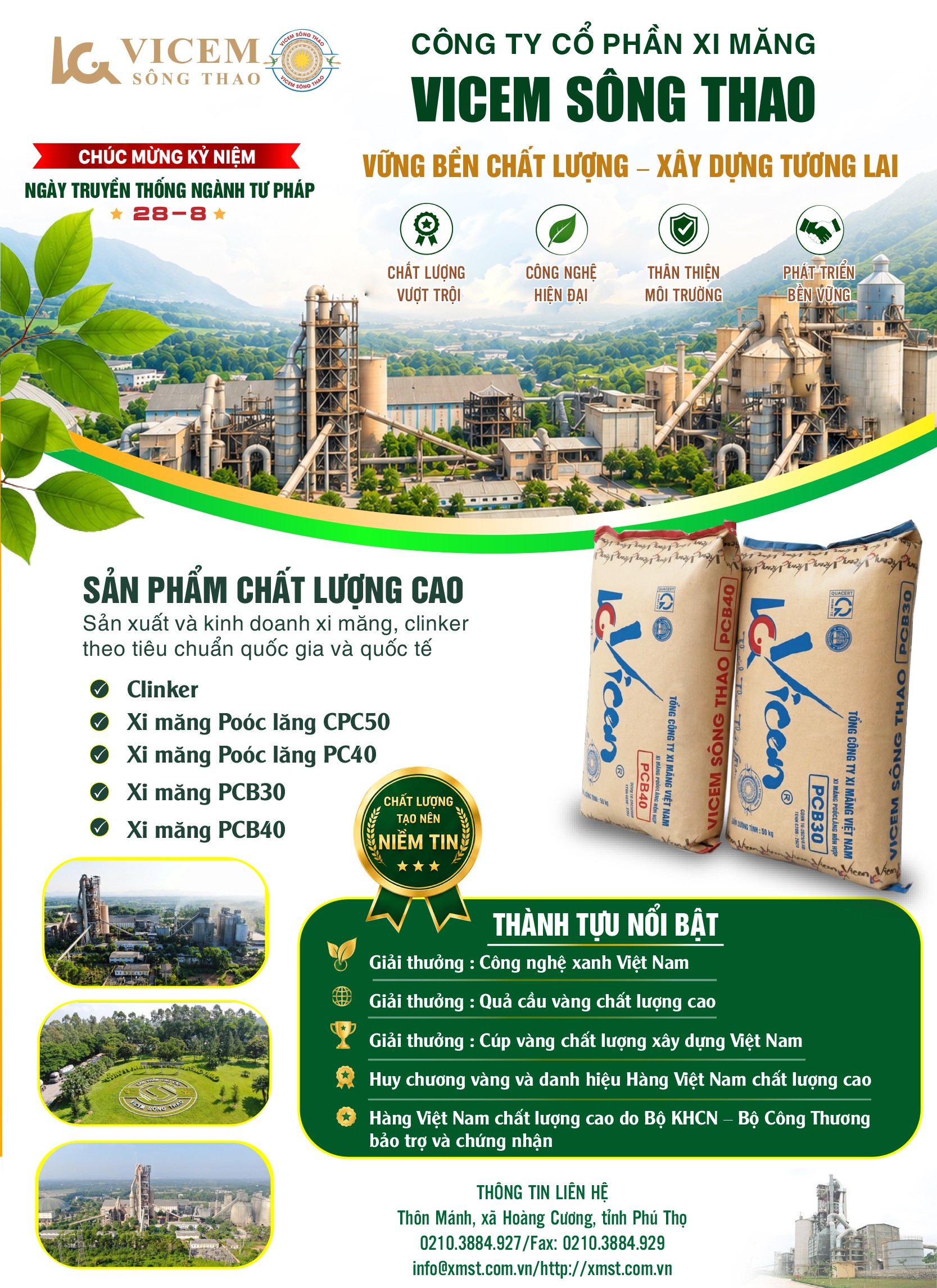 Công ty Cổ phần Xi măng Vicem Sông Thao