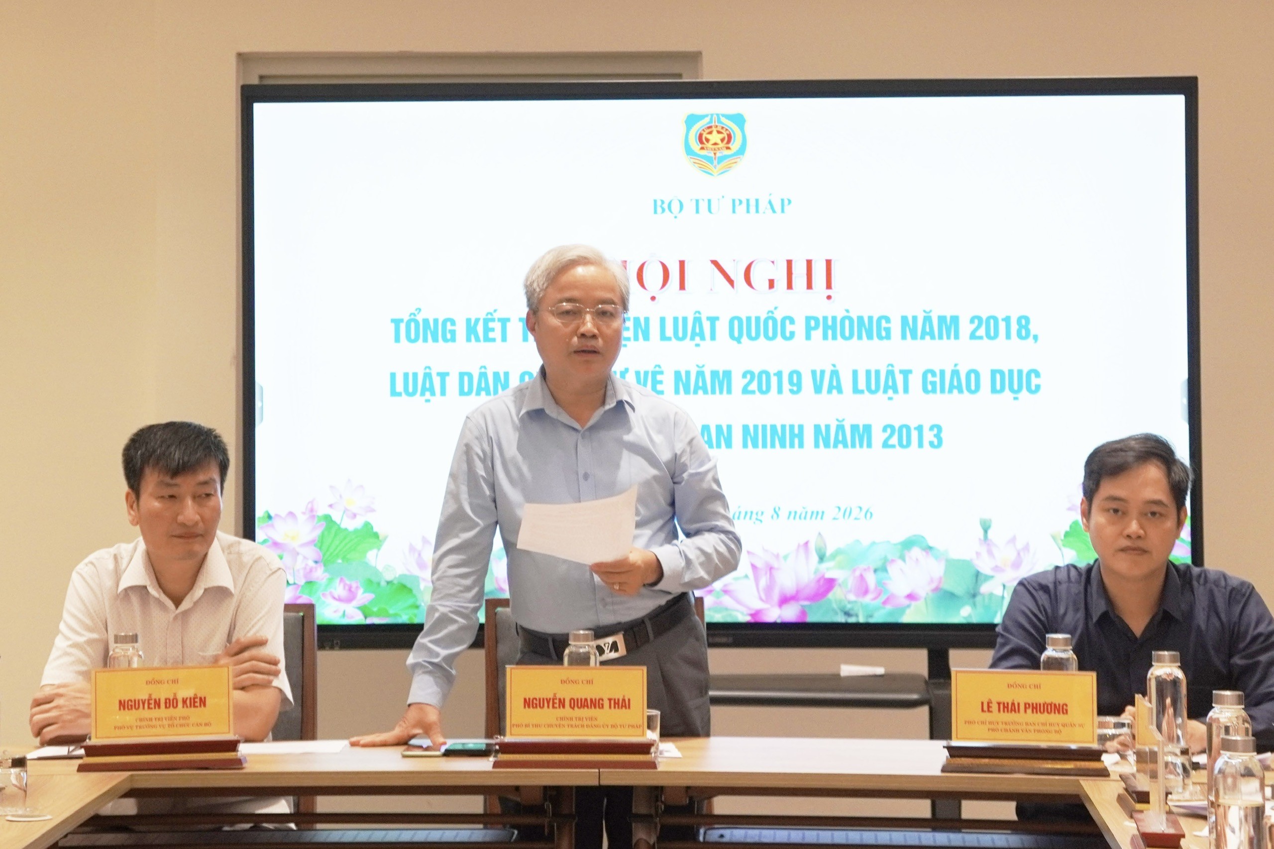 Nâng cao hiệu quả tổ chức thi hành pháp luật về quốc phòng, quân sự và giáo dục quốc phòng, an ninh trong tình hình mới