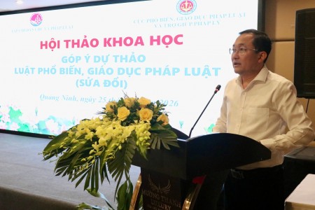 Sự cần thiết xây dựng dự án Luật Phổ biến, giáo dục pháp luật (sửa đổi)