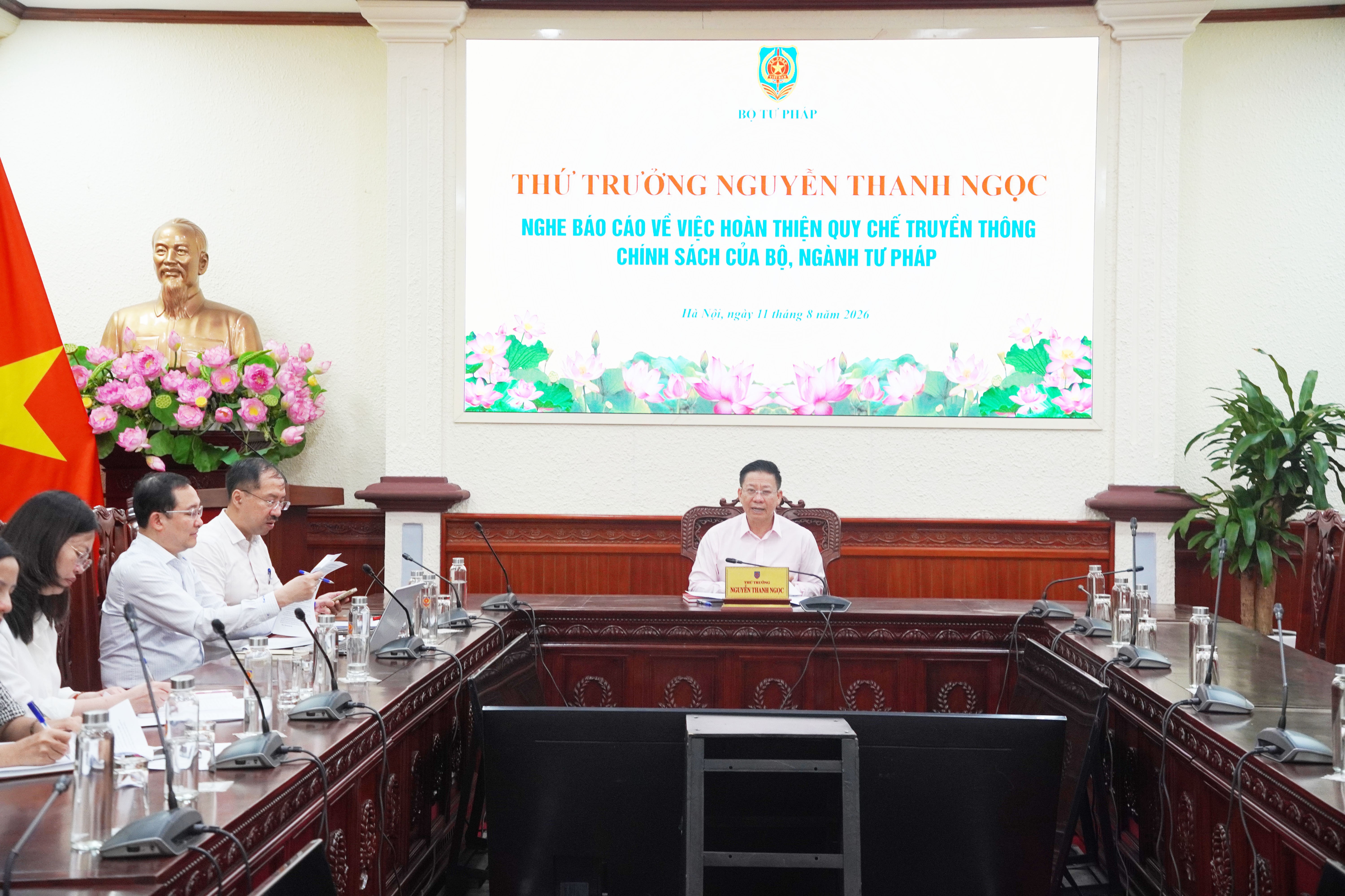 Hoàn thiện Quy chế truyền thông chính sách của Bộ, ngành Tư pháp