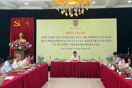 Kết quả tổng rà soát trên các lĩnh vực kiểm tra, tổ chức thi hành văn bản quy phạm pháp luật