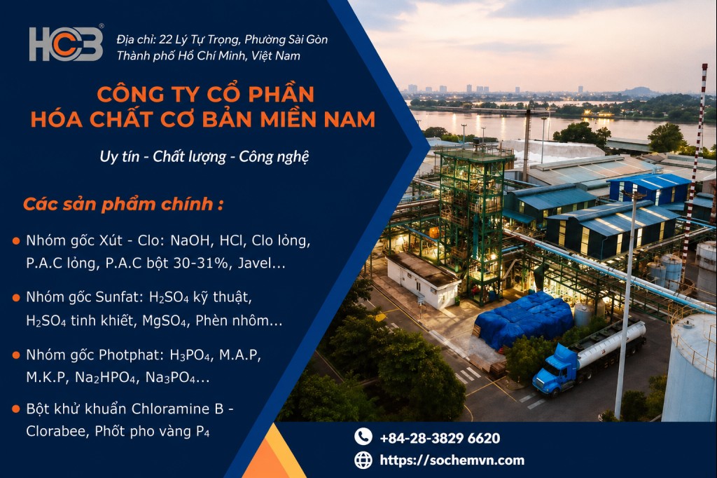 Hóa chất Cơ bản Miền Nam: Lợi nhuận 6 tháng bứt phá,
Nhà máy Hóa chất Nhơn Trạch tăng tốc về đích