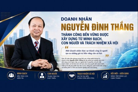 Doanh nhân Nguyễn Đình Thắng: Thành công bền vững được xây dựng từ minh bạch, con người và trách nhiệm xã hội