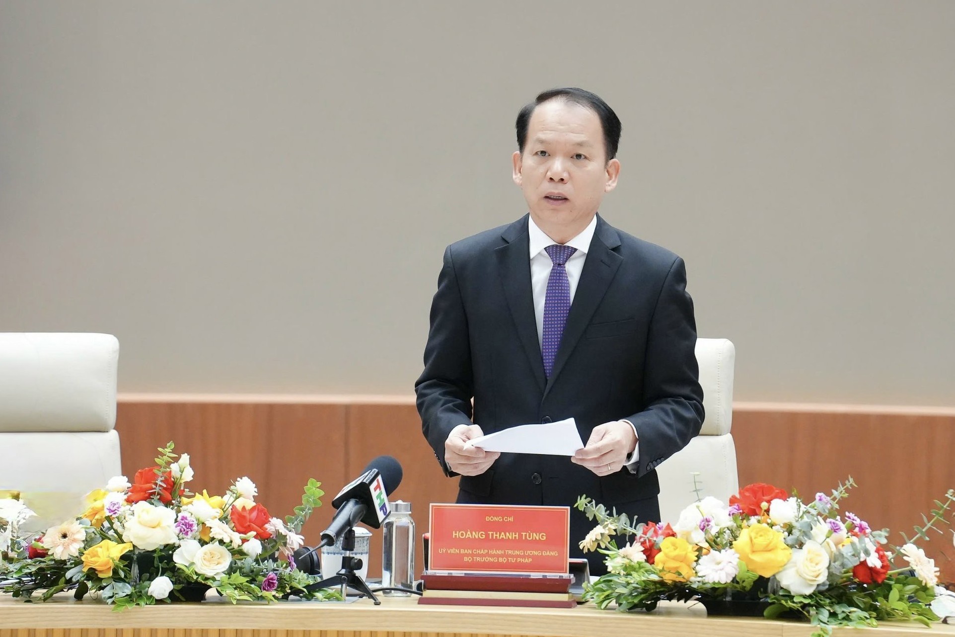 Thư chúc mừng của Bộ trưởng Bộ Tư pháp nhân kỷ niệm 81 năm Ngày truyền thống ngành Tư pháp