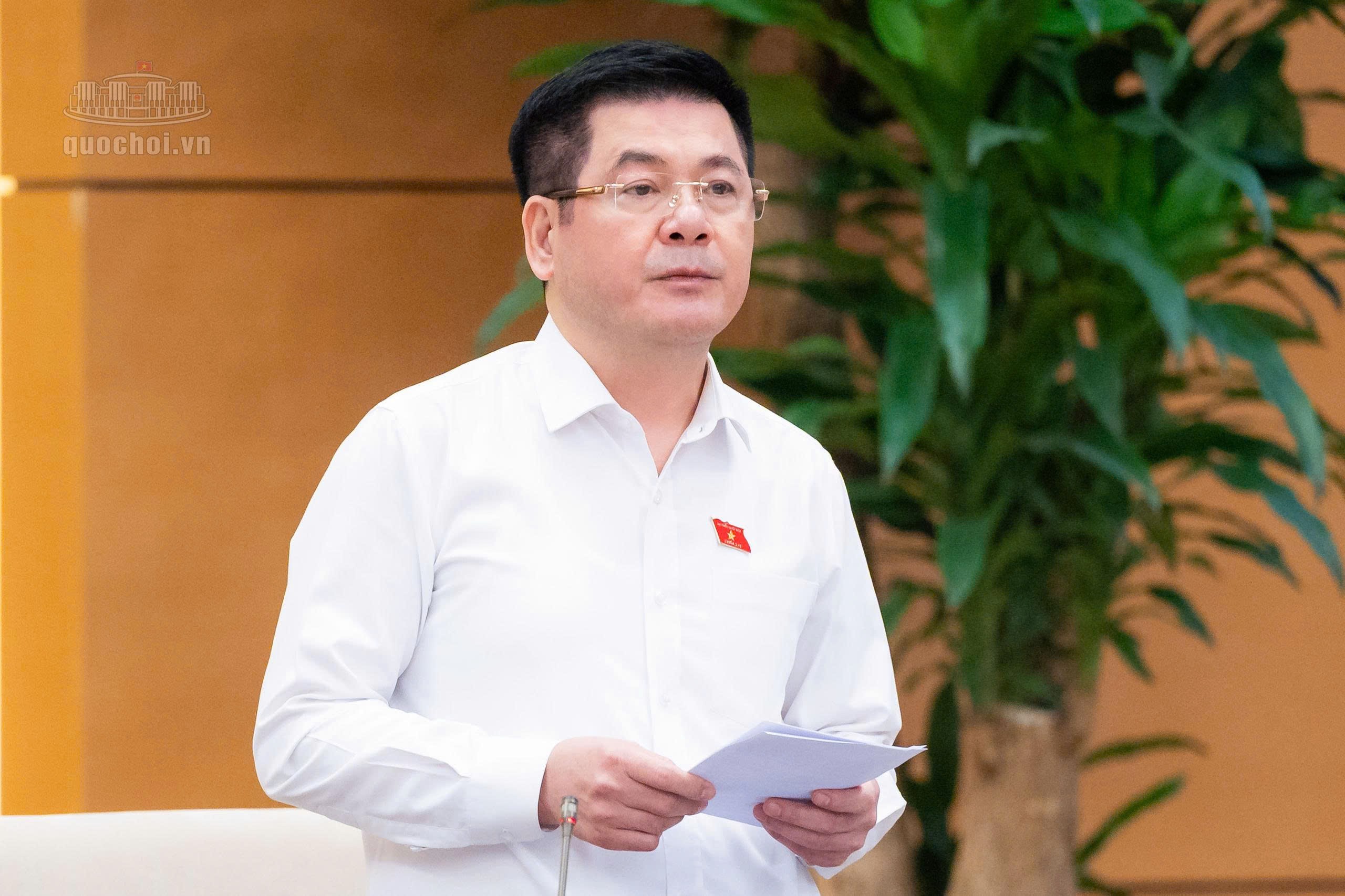 Phó Chủ tịch Quốc hội Nguyễn Hồng Diên phát biểu tại Phiên họp (Ảnh: quochoi.vn)