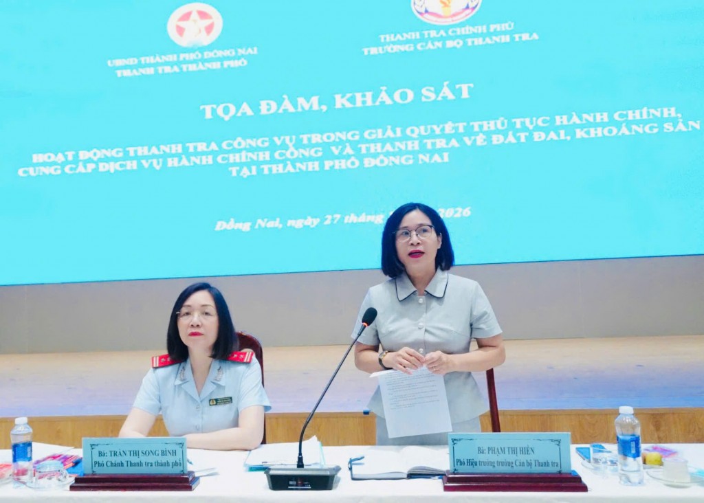 Thanh tra công vụ góp phần tháo gỡ điểm nghẽn trong giải quyết thủ tục hành chính, cung cấp dịch vụ công