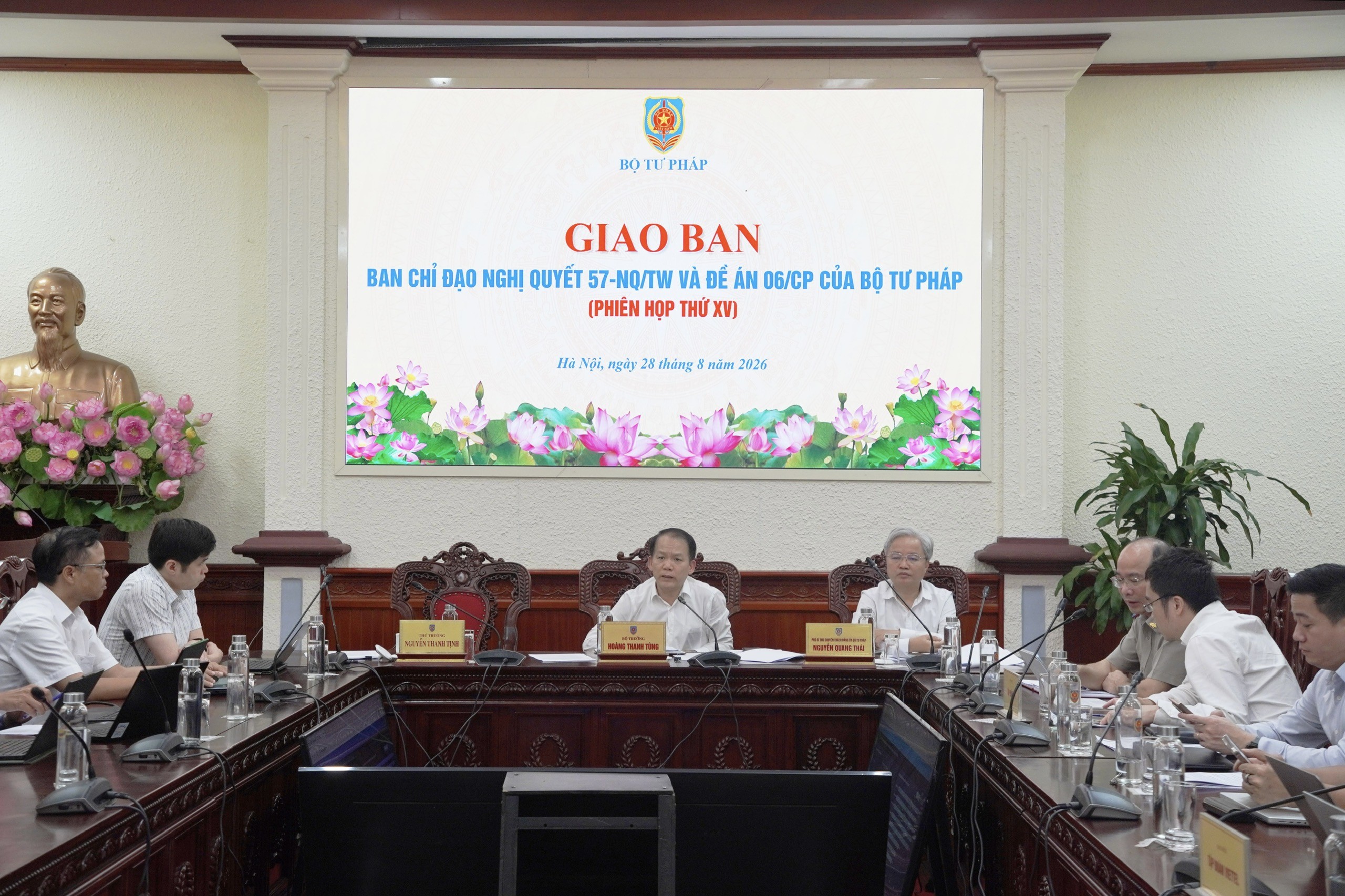 Bộ Tư pháp tập trung thực hiện kết nối, khai thác dữ liệu phục vụ giải quyết thủ tục hành chính