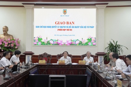 Bộ Tư pháp tập trung thực hiện kết nối, khai thác dữ liệu phục vụ giải quyết thủ tục hành chính