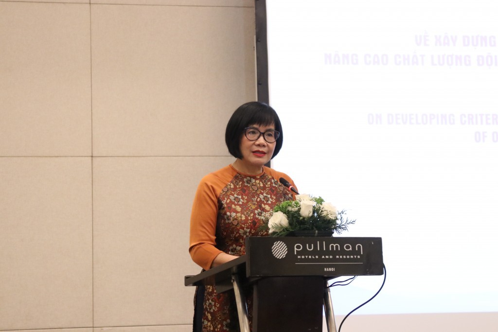 Thứ trưởng Đặng Hoàng Oanh phát biểu khai mạc.