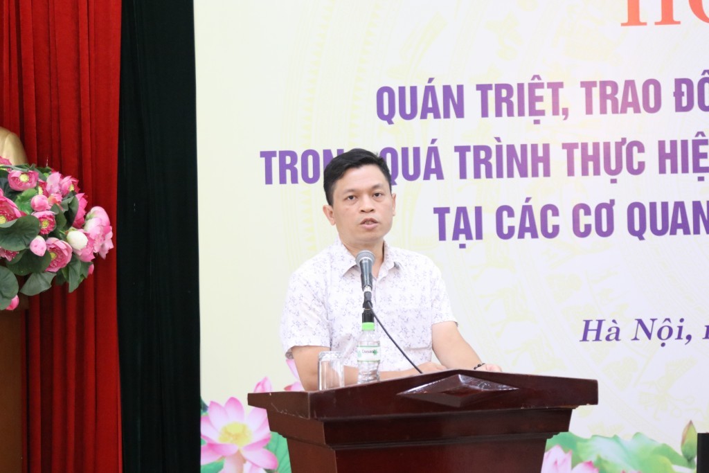 Phó Cục trưởng Lê Thanh Bình phát biểu tại Hội nghị
