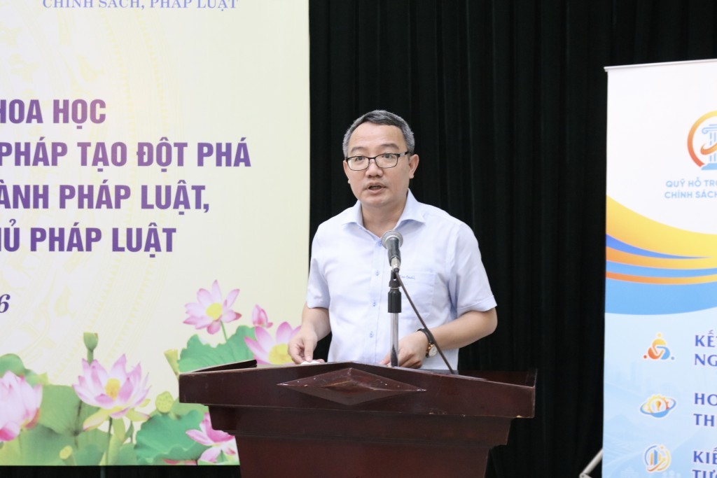 Cục trưởng Hồ Quang Huy phát biểu khai mạc Hội nghị