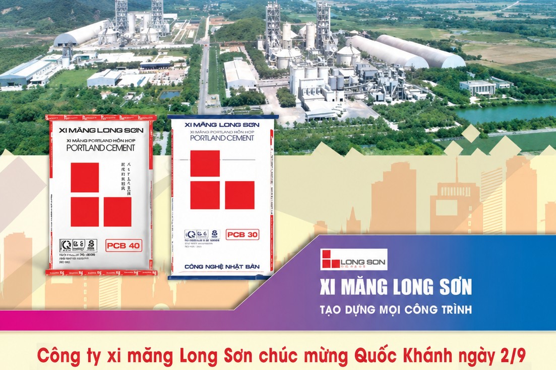 Công ty Xi măng Long Sơn chúc mừng Quốc Khánh ngày 2/9