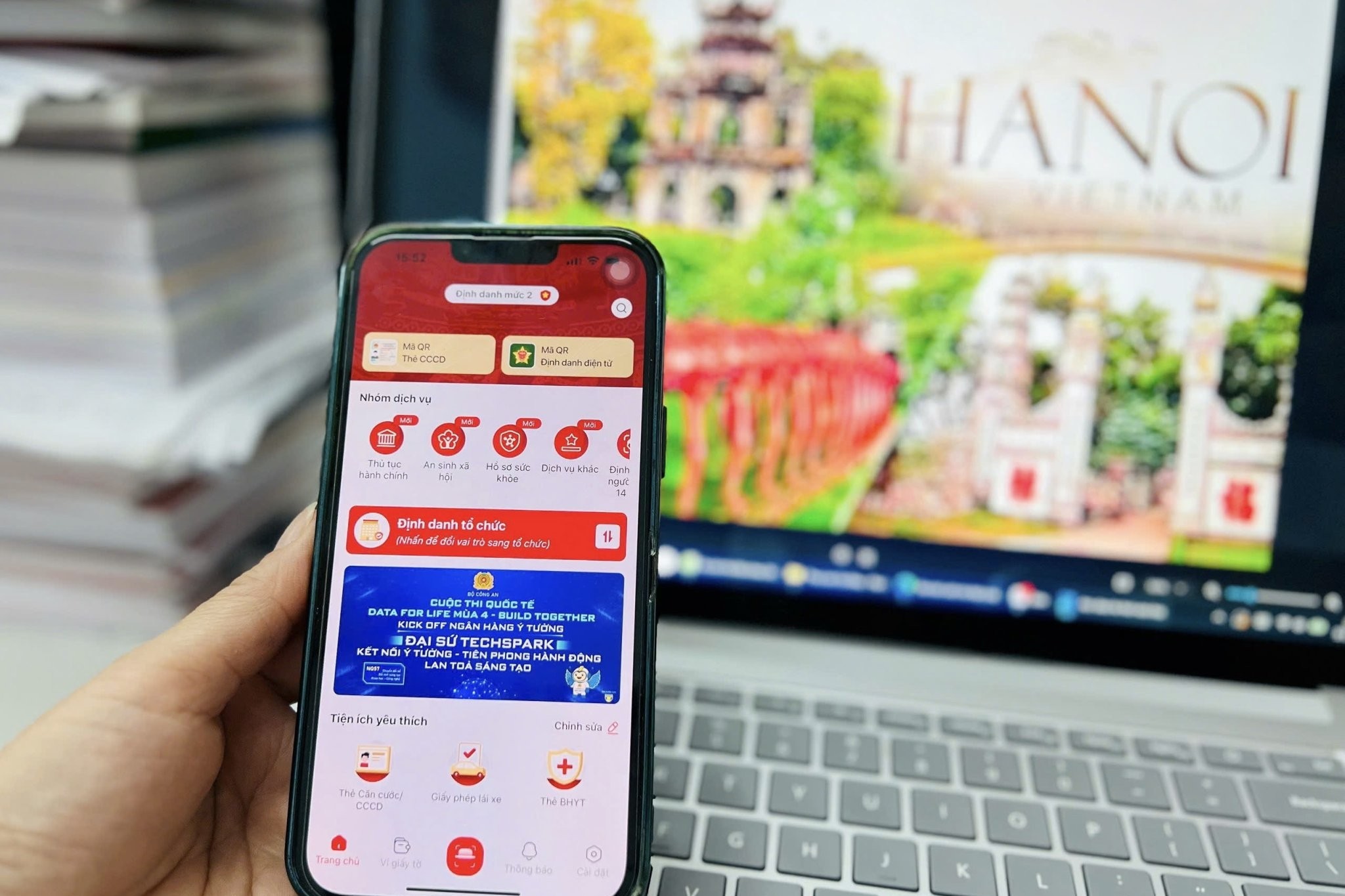 Hà Nội triển khai đánh giá việc cung ứng dịch vụ hành chính công trên VNeID