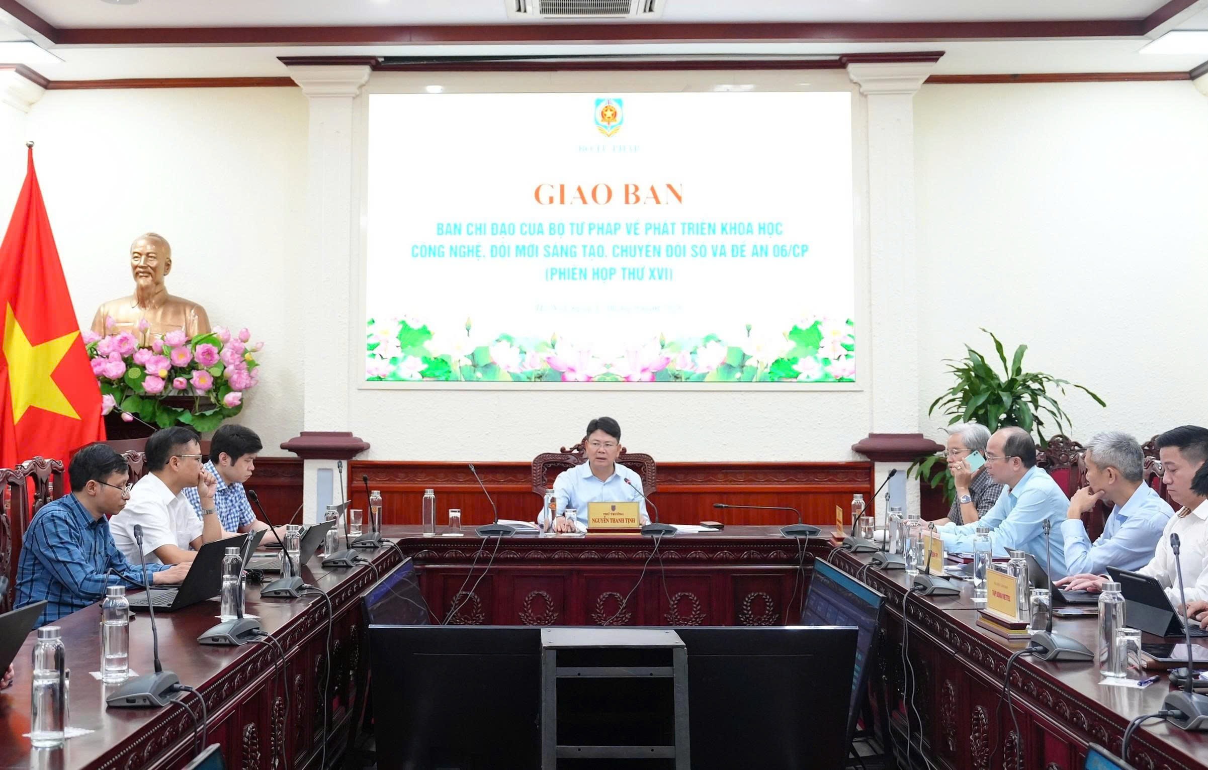 Bộ Tư pháp tập trung tháo gỡ điểm nghẽn, hoàn thành các nhiệm vụ trọng tâm về chuyển đổi số
