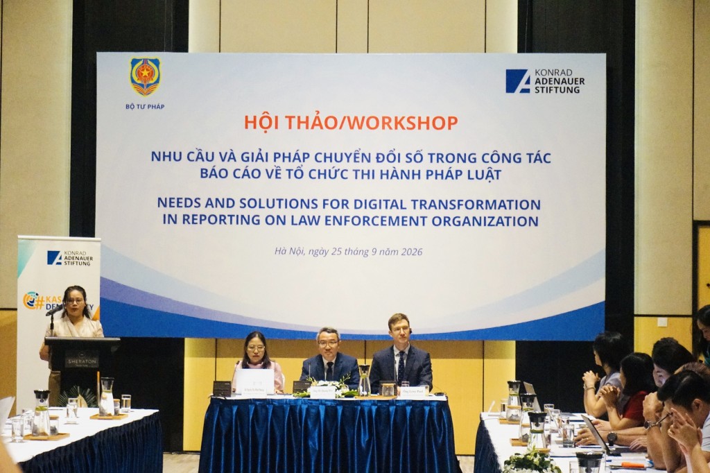 Chuyển đổi số công tác báo cáo: Tạo lập dữ liệu dùng chung, nâng cao hiệu quả thi hành pháp luật