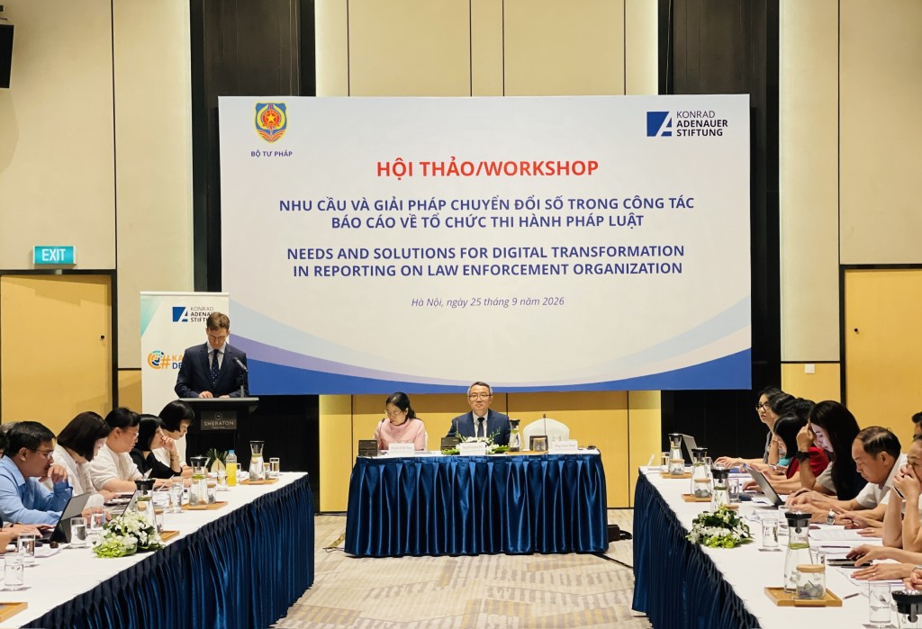 Chuyển đổi số công tác báo cáo: Tạo lập dữ liệu dùng chung, nâng cao hiệu quả thi hành pháp luật