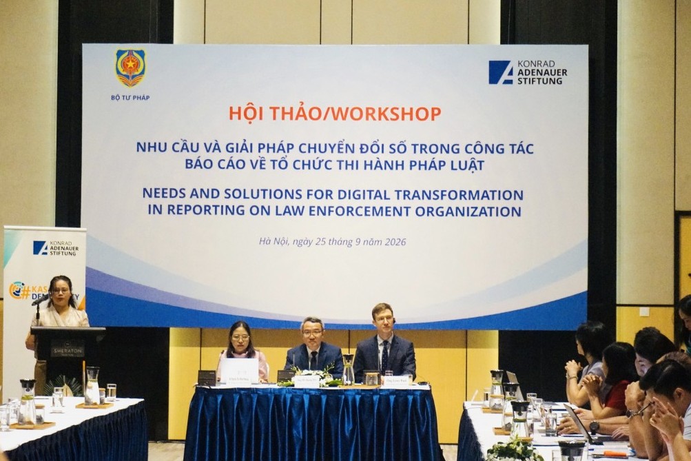 Chuyển đổi số công tác báo cáo: Tạo lập dữ liệu dùng chung, nâng cao hiệu quả thi hành pháp luật