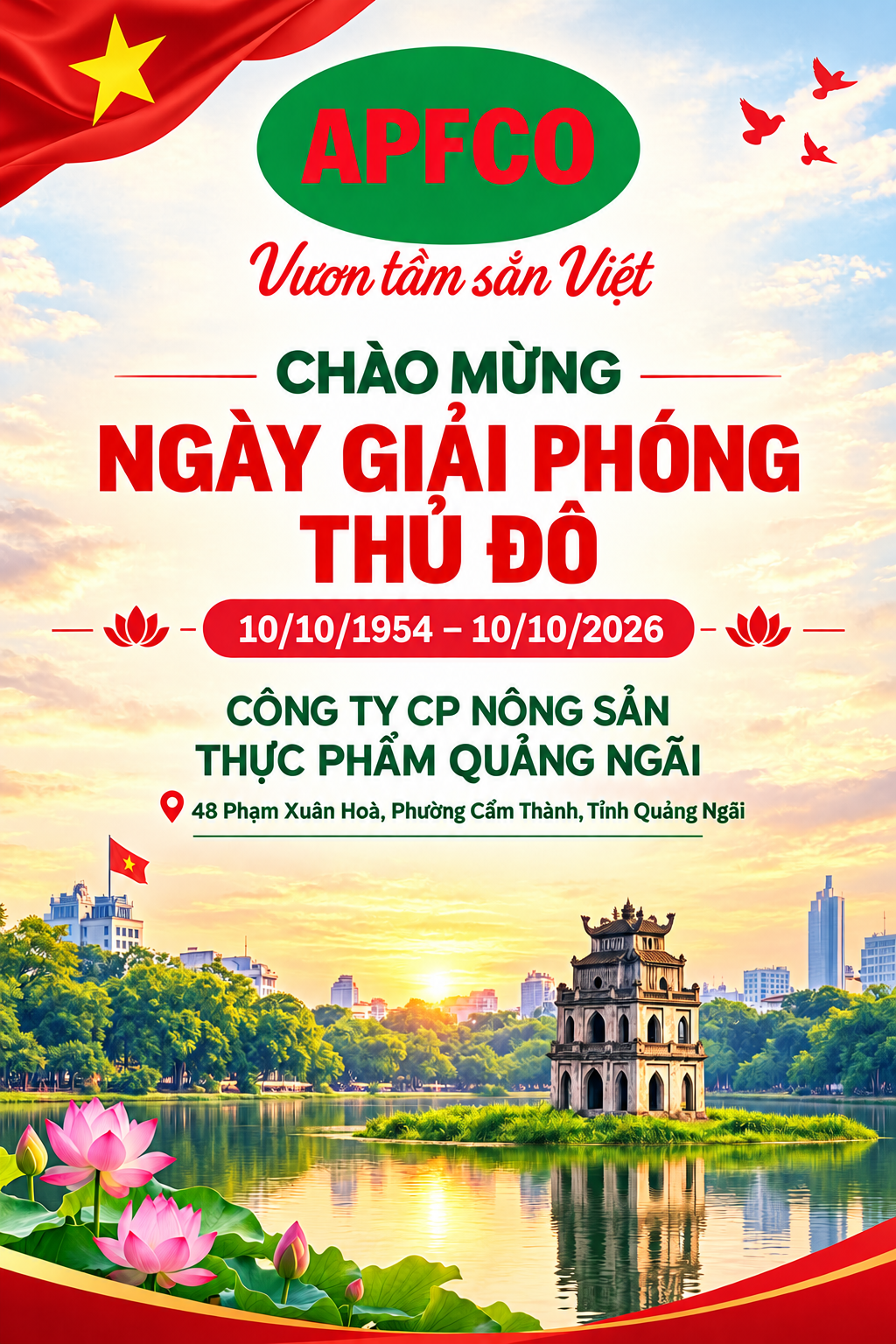 Công ty CP Nông sản thực phẩm Quảng Ngãi