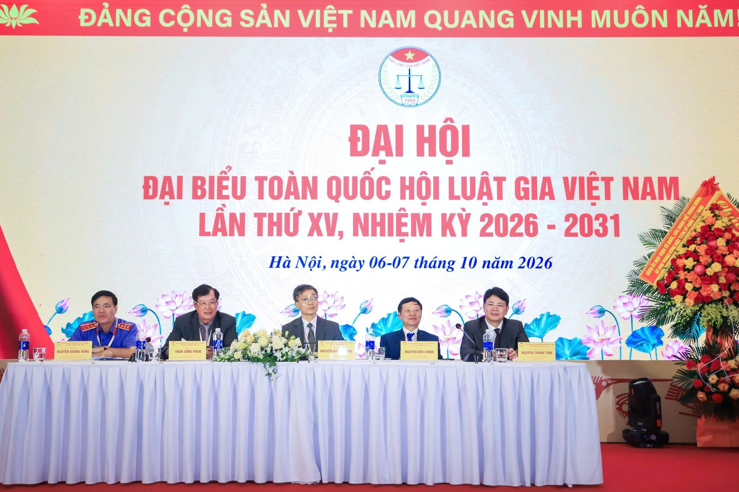 Đại hội Hội Luật gia Việt Nam lần thứ XV bước vào phiên làm việc nội bộ