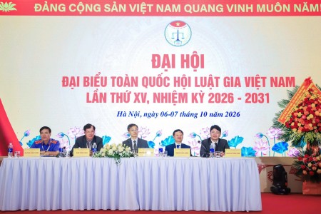 Đại hội Hội Luật gia Việt Nam lần thứ XV bước vào phiên làm việc nội bộ
