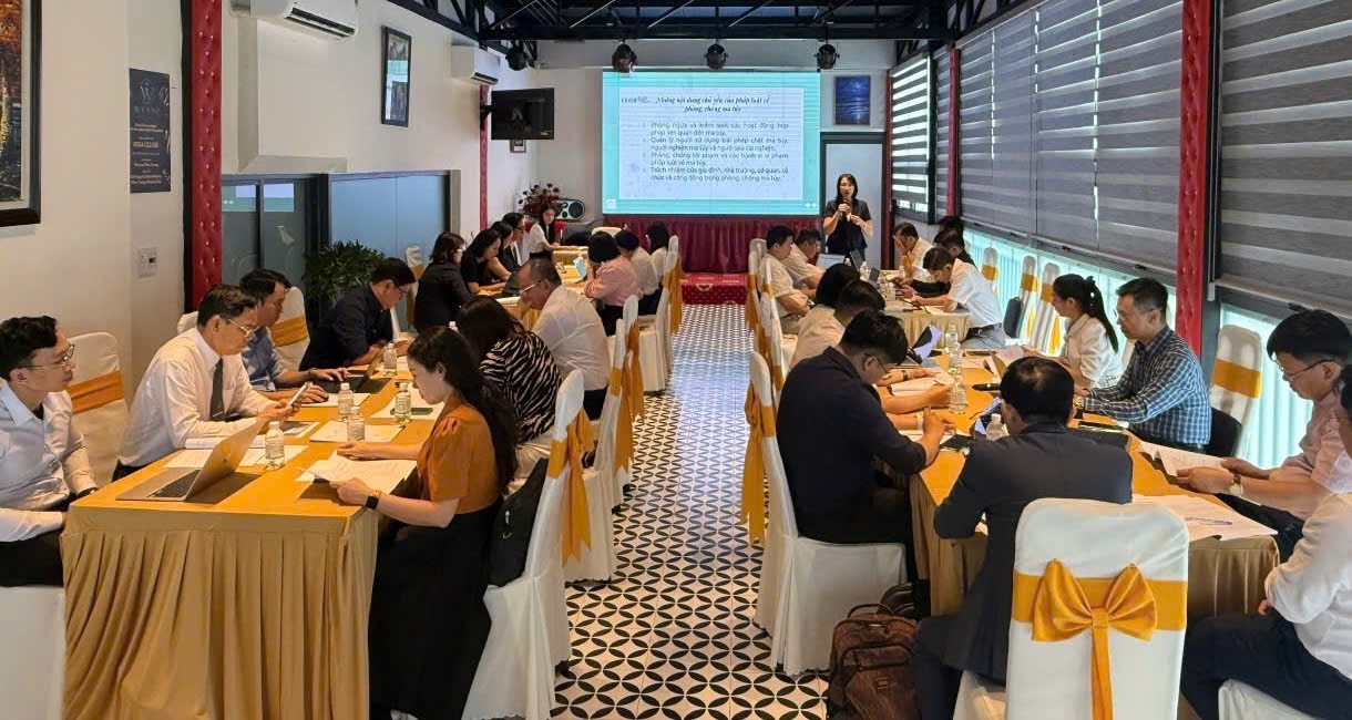 Hội nghị tập huấn giảng viên nguồn về phòng, chống ma túy trong cộng đồng