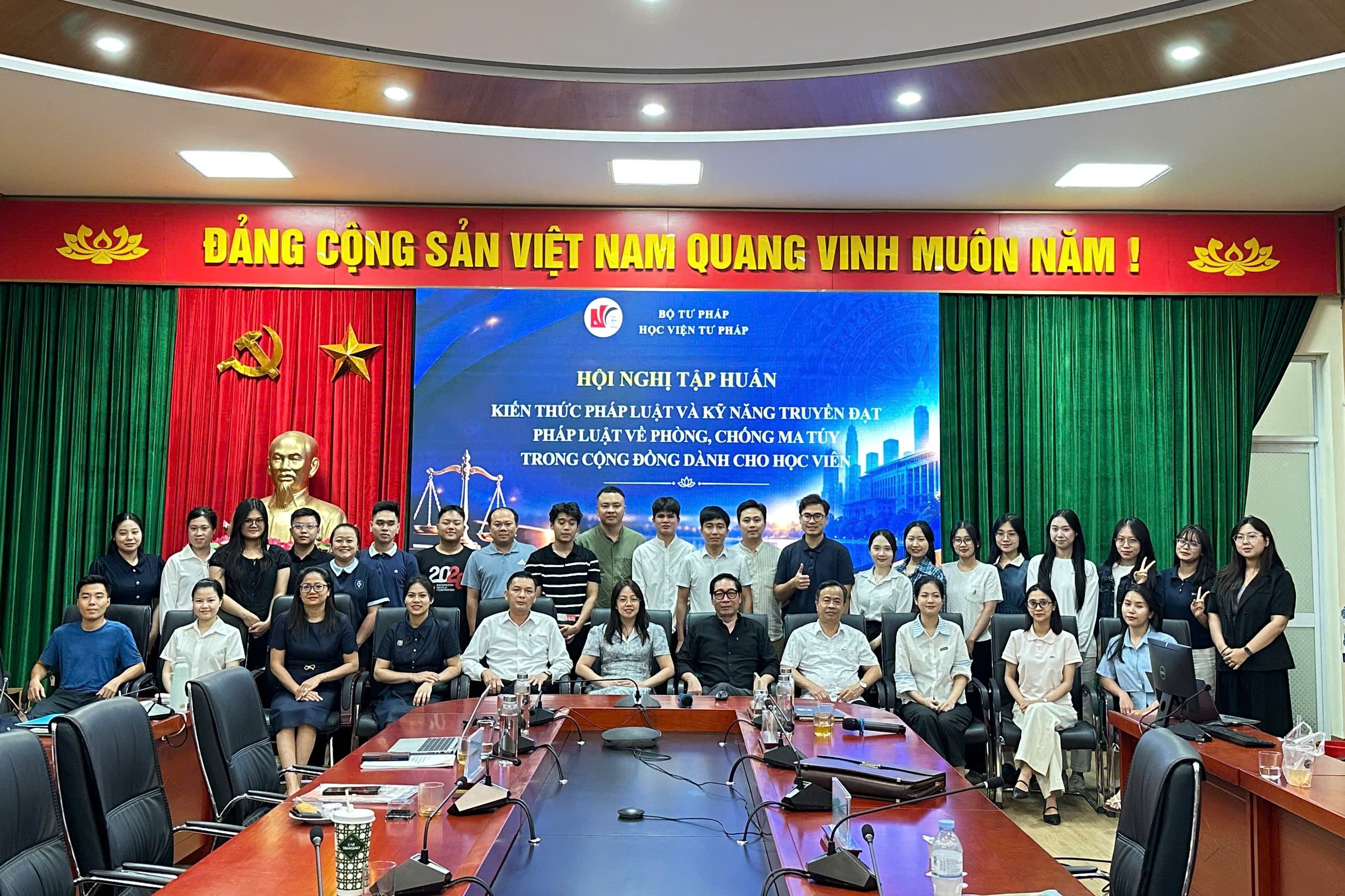 Tập huấn kỹ năng truyền đạt pháp luật về phòng, chống ma túy trong cộng đồng dành cho học viên