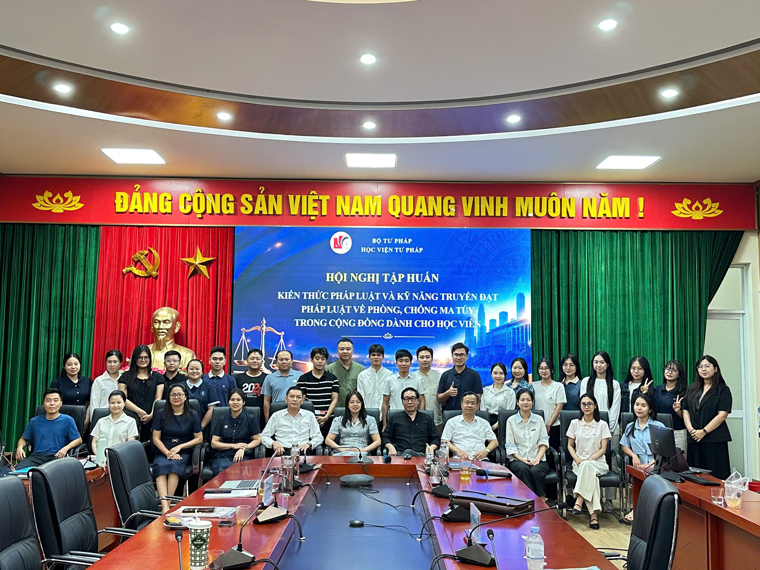 Tập huấn kỹ năng truyền đạt pháp luật về phòng, chống ma túy trong cộng đồng dành cho học viên