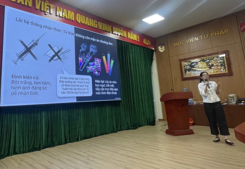 Tập huấn kỹ năng truyền đạt pháp luật về phòng, chống ma túy trong cộng đồng dành cho học viên